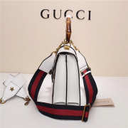 Gucci Dionysus Leather Top Handle Bag 421999 White - 5