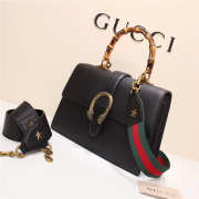 Gucci Dionysus Leather Top Handle Bag 421999 Black - 5