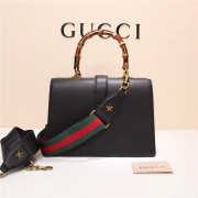 Gucci Dionysus Leather Top Handle Bag 421999 Black - 4