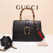 Gucci Dionysus Leather Top Handle Bag 421999 Black - 3