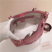 GUCCI 369176 Soho Tote Bag Women leather Shoulder Bag Pink - 3