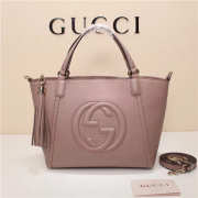 GUCCI 369176 Soho Tote Bag Women leather Shoulder Bag - 1