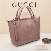 GUCCI 369176 Soho Tote Bag Women leather Shoulder Bag - 3