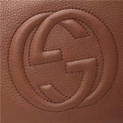 GUCCI 369176 Soho Tote Bag Women leather Shoulder Bag Brown - 4