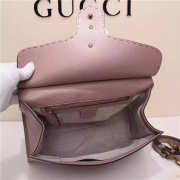 Gucci Marmont small top handle bag 421890 Pink - 2