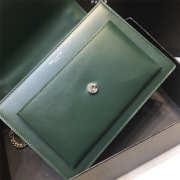 YSL Sunset Leather Crossbody Green Bag 22cm - 4