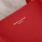 YSL Sac De Jour Handbag Red 32cm - 3