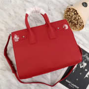 YSL Sac De Jour Handbag Red 32cm - 4