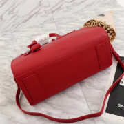 YSL Sac De Jour Handbag Red 32cm - 6