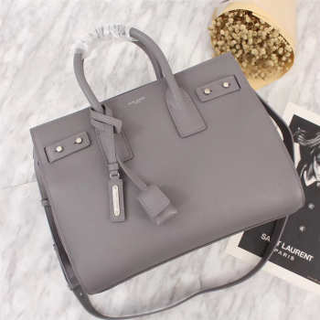 YSL Sac De Jour Handbag Gray 32cm