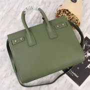 YSL Sac De Jour Handbag Green 32cm - 2