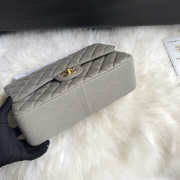 Chanel Caviar Flap Bag in Gray 30cm with Gold Hardware - 2