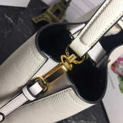 Prada Double Saffiano Bucket Bag 1BA212 White - 4