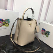 Prada Double Saffiano Bucket Bag 1BA212 Light Pink - 3