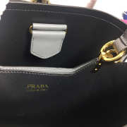 Prada Double Saffiano Bucket Bag 1BA212 Gray - 6