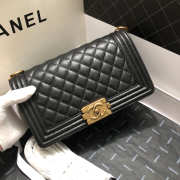 Chanel Leboy Calfskin Bag in Black 67086 - 6