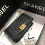 Chanel Leboy Calfskin Bag in Black with Gold Hardware 67086 - 2