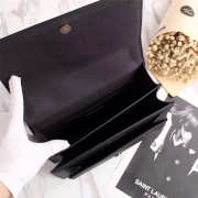 YSL Sunset Handbag Black 22cm - 6