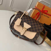 Louis Vuitton Damier Ebene Crossbody Handbag Apricot N40148 - 2