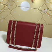 Gucci Marmont Shoulder Red Leather Cross Body Bag 510303 - 2