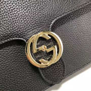 Gucci Marmont Shoulder Black Leather Cross Body Bag 510303 - 4