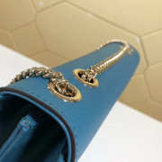 Gucci Marmont Shoulder Blue Leather Cross Body Bag 510303 - 5