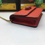 Gucci Signature with Cherries Mini Leather Bag - 5