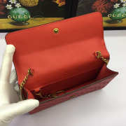 Gucci Signature with Cherries Mini Leather Bag - 2