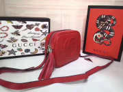 Gucci Women's Shoulder Leather Red Bags 308364 - 2