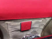 Gucci Padlock small Signature shoulder Leather bag red 409487 - 3