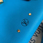 Louis Vuitton Milla Veau Cowhide leather Blue Handbag M54348  - 2