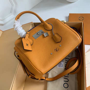 Louis Vuitton Milla Calfskin Bag Ginger Veau Nuage M54347