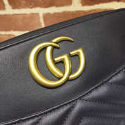 Gucci Marmont medium shoulder bag black 443499 Bagsaa - 6