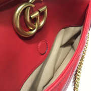 Gucci Marmont medium shoulder bag red 443499 Bagsaa - 2