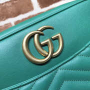 Gucci Marmont medium shoulder bag green 443499 Bagsaa - 6