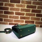 Gucci Padlock Signature top handle bag green 453188  - 2