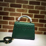 Gucci Padlock Signature top handle bag green 453188  - 4