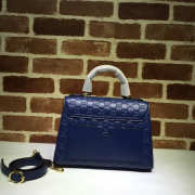 Gucci Padlock Signature Top Handle Bag blue 453188  - 3