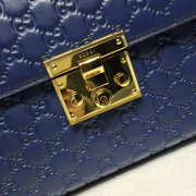 Gucci Padlock Signature Top Handle Bag blue 453188  - 6