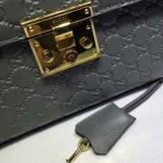 Gucci Padlock Signature Top Handle Bag gray 453188 - 3