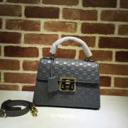 Gucci Padlock Signature Top Handle Bag gray 453188 - 6