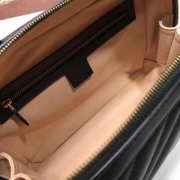 Gucci Marmont leather shoulder bag black 498100 Bagsaa - 2