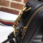 Gucci Marmont leather shoulder bag black 498100 Bagsaa - 5