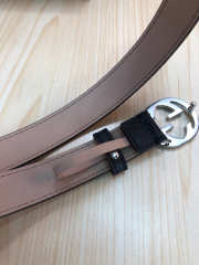 Gucci Belt Black Silver Hardware - 5