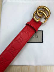 Gucci Belt Red - 2