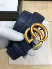 Gucci Belt Navy Blue - 5