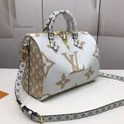 Louis Vuitton Monogram Speedy Beige Handbag 30cm 40391 - 6