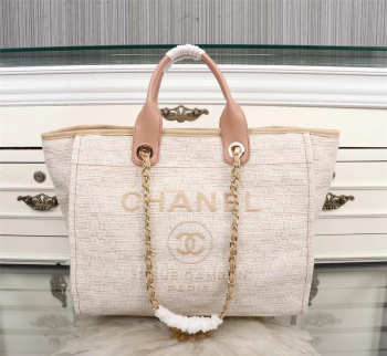 Chanel Large canvas beach bag