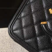 Chanel Medium Caviar Vanity Bag Black 21cm - 6