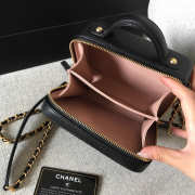 Chanel Small Caviar Vanity Bag Black 17cm - 6